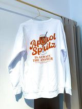 Aperol Crew Neck Weiß