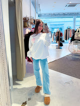 Good Vibes Only Crew Neck Weiß