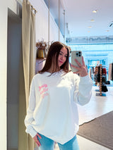 Good Vibes Only Crew Neck Weiß