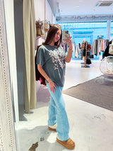 Mom Life Tee Dunkelgrau