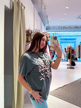 Mom Life Tee Dunkelgrau