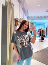 Mom Life Tee Dunkelgrau