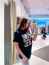 Mom Life Tee Schwarz