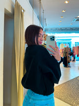 Bomberjacke Basic Schwarz