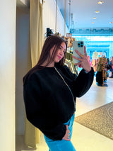 Bomberjacke Basic Schwarz