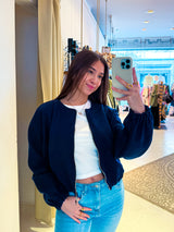 Bomberjacke Basic Navy