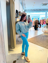 Bomberjacke Basic Hellgrau