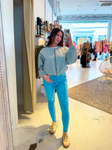 Bomberjacke Basic Hellgrau