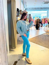 Bomberjacke Basic Hellgrau