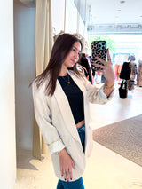 Oversized Blazer Basic Beige