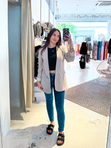 Oversized Blazer Basic Taupe