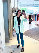 Oversized Blazer Basic Mint