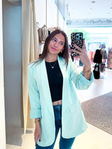 Oversized Blazer Basic Mint