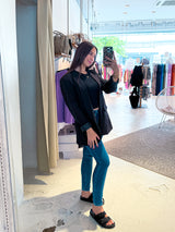 Oversized Blazer Basic Schwarz