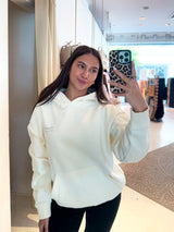 Malli Oversized Raglan Hoodie Washed Unbleached