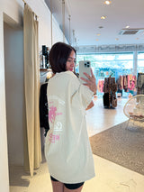 California Oversized Tee Beige