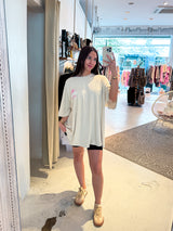 California Oversized Tee Beige