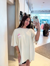 California Oversized Tee Beige