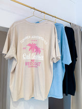 California Oversized Tee Beige