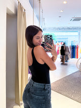 Shiny Rib Body Schwarz