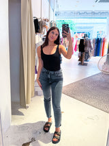 Shiny Rib Body Schwarz