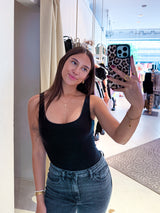 Shiny Rib Body Schwarz