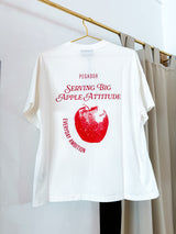 Yelene Heavy Oversized Tee Washed Warm White