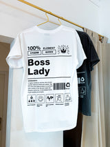 Boss Lady Tee Weiß