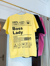 Boss Lady Tee Gelb
