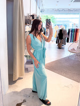 Plissee Jumpsuit Mint