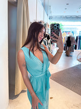 Plissee Jumpsuit Mint