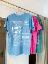 Boss Lady Tee Hellblau