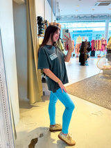 Boss Lady Tee Dunkelgrau