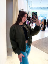 Bomberjacke Olive