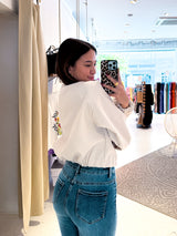 Bomberjacke Basic Beige