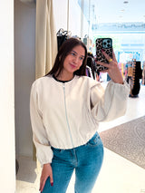 Bomberjacke Basic Beige