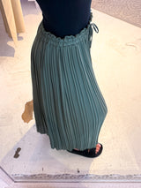 Plissee Hose Olive