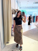 Silky Rock mit Leomuster Camel