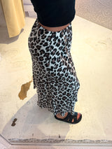 Silky Rock mit Leomuster Beige