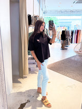 Lurin Heavy Oversized Tee Washed Black