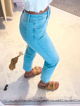 Mom Jeans Classic Blau