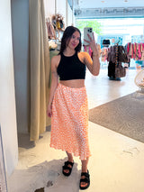 Silky Rock mit Leomuster Peach