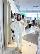 Kurze Winterjacke Beige