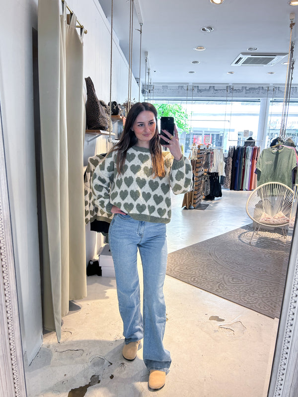 Wide Leg Extra Long Jeans Cut Hellblau