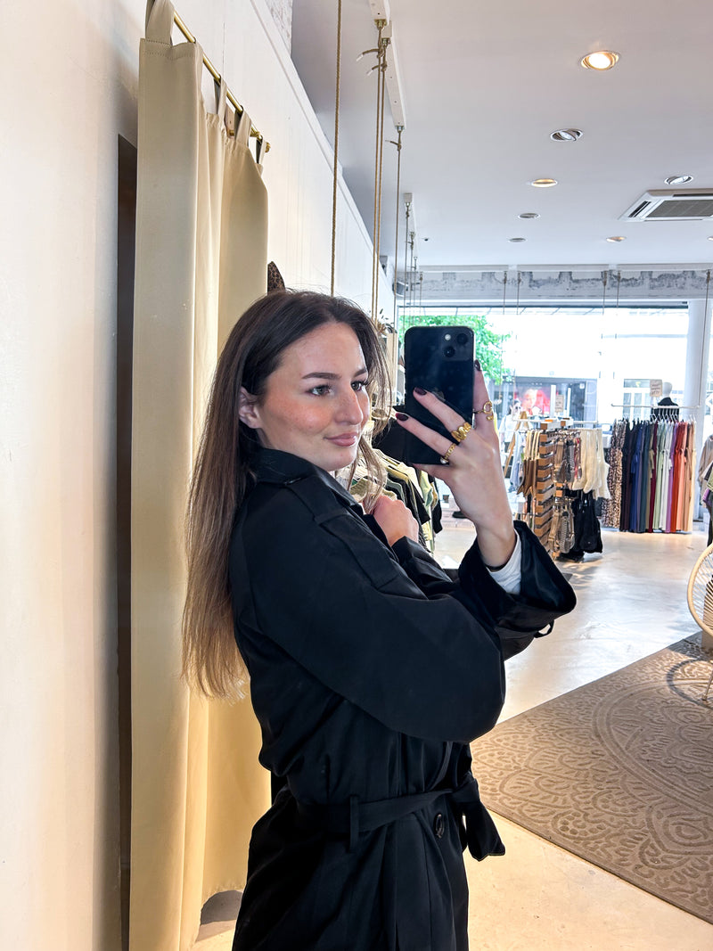 Trenchcoat Schwarz