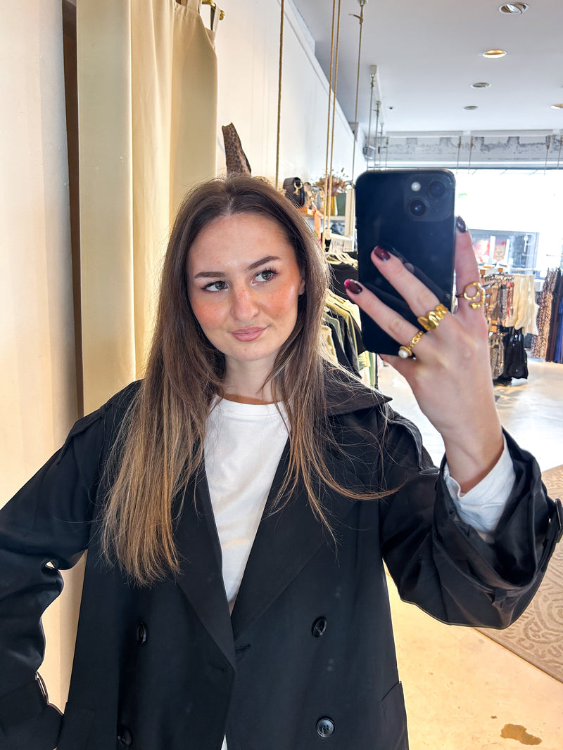 Trenchcoat Schwarz