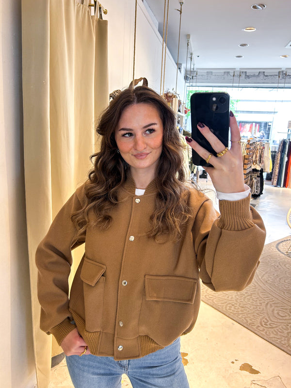 Bomberjacke Camel