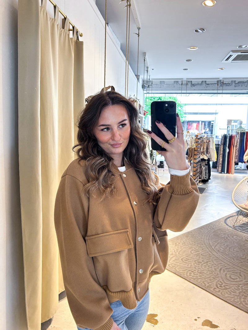 Bomberjacke Camel