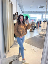 Bomberjacke Camel