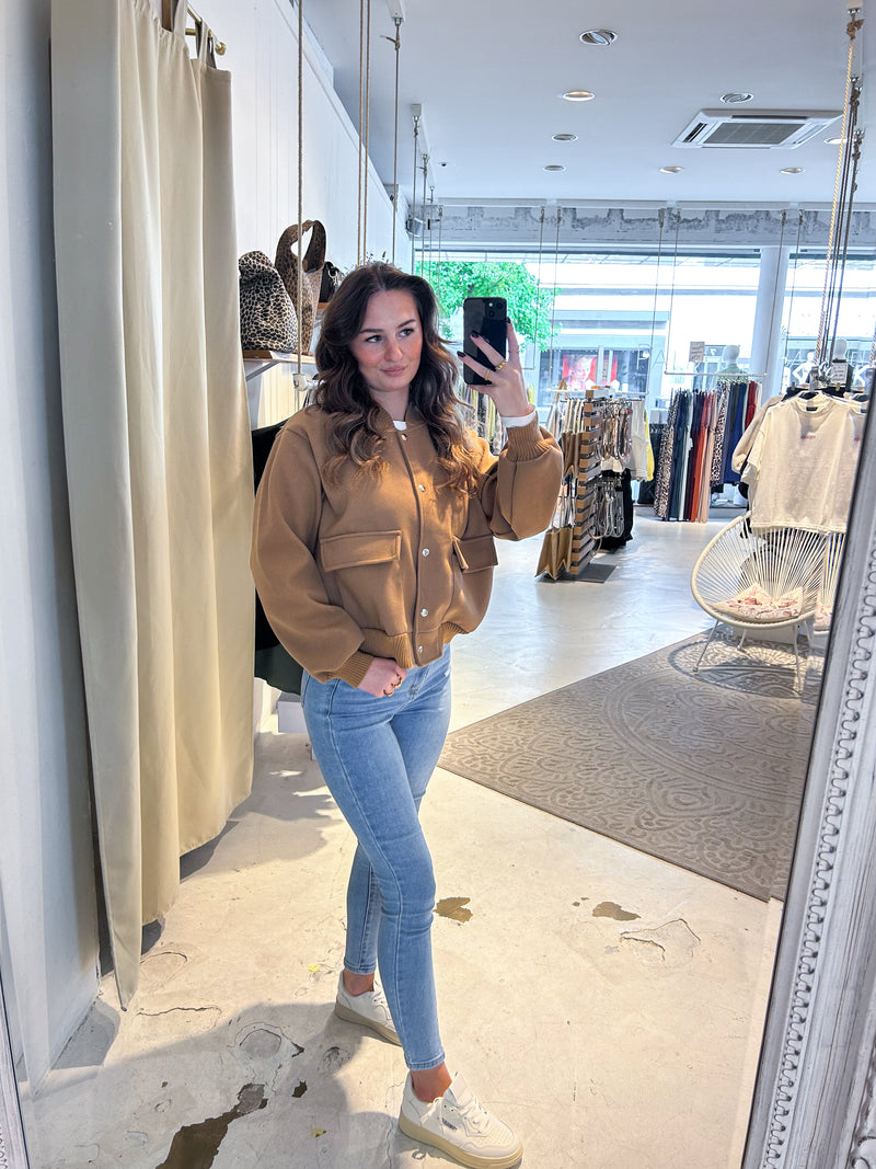 Bomberjacke Camel